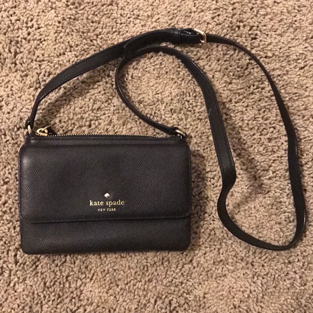 Kate Spade Karlee Green Street Black Crossbody